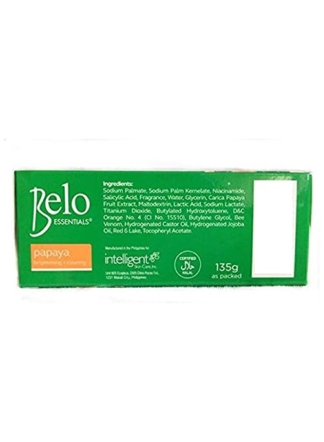 Belo Essentials Papaya Brightening And Clearing Soap 135 G - Image 2