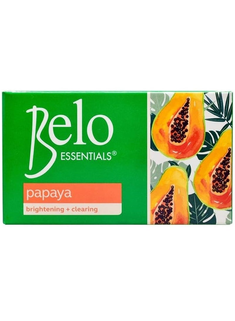 Belo Essentials Papaya Brightening And Clearing Soap 135 G - Image 1
