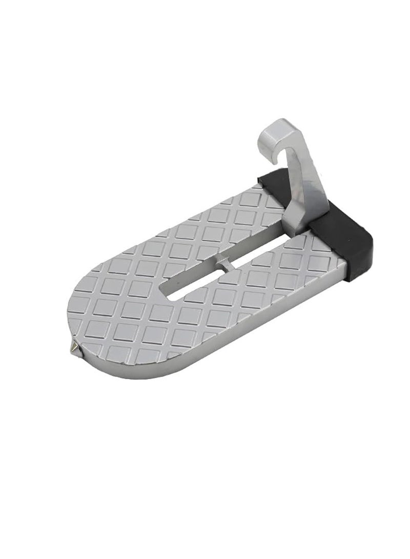 Car Door Step with Glass Breaker Safety Hammer  Roof Rack Access,Car Automotive Foldable Roof Rack Door Step - Fits Most Car, for SUV and Truck, Max Load 400 lbs - Image 1