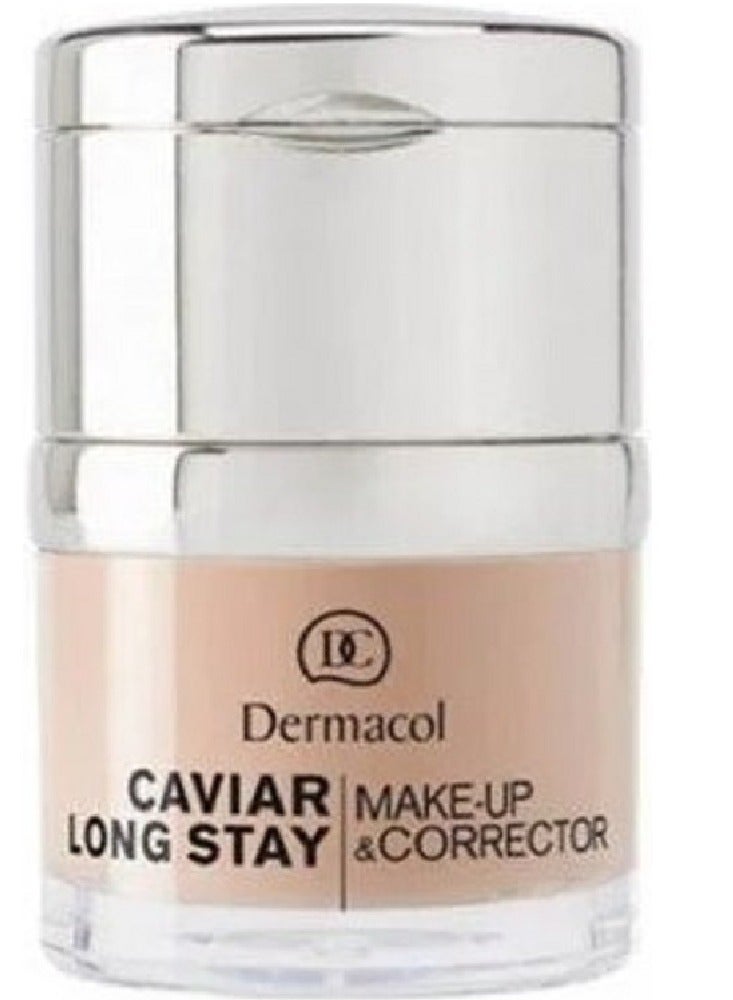 ديرماكول كافيار مكياج وتصحيح طويل الأمد 05 كابتشينو 30 مل - Image 1