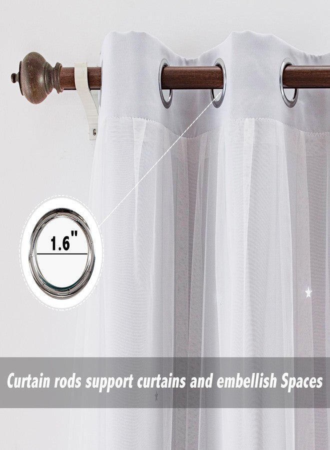 indistar Star Cutout Kids Window Blackout Curtains for Girl Bedroom Window Room Darkening Curtains & Drapes Baby Nursery Curtains (2 Panel,52Wx63L inch,Greyish White) - Image 4