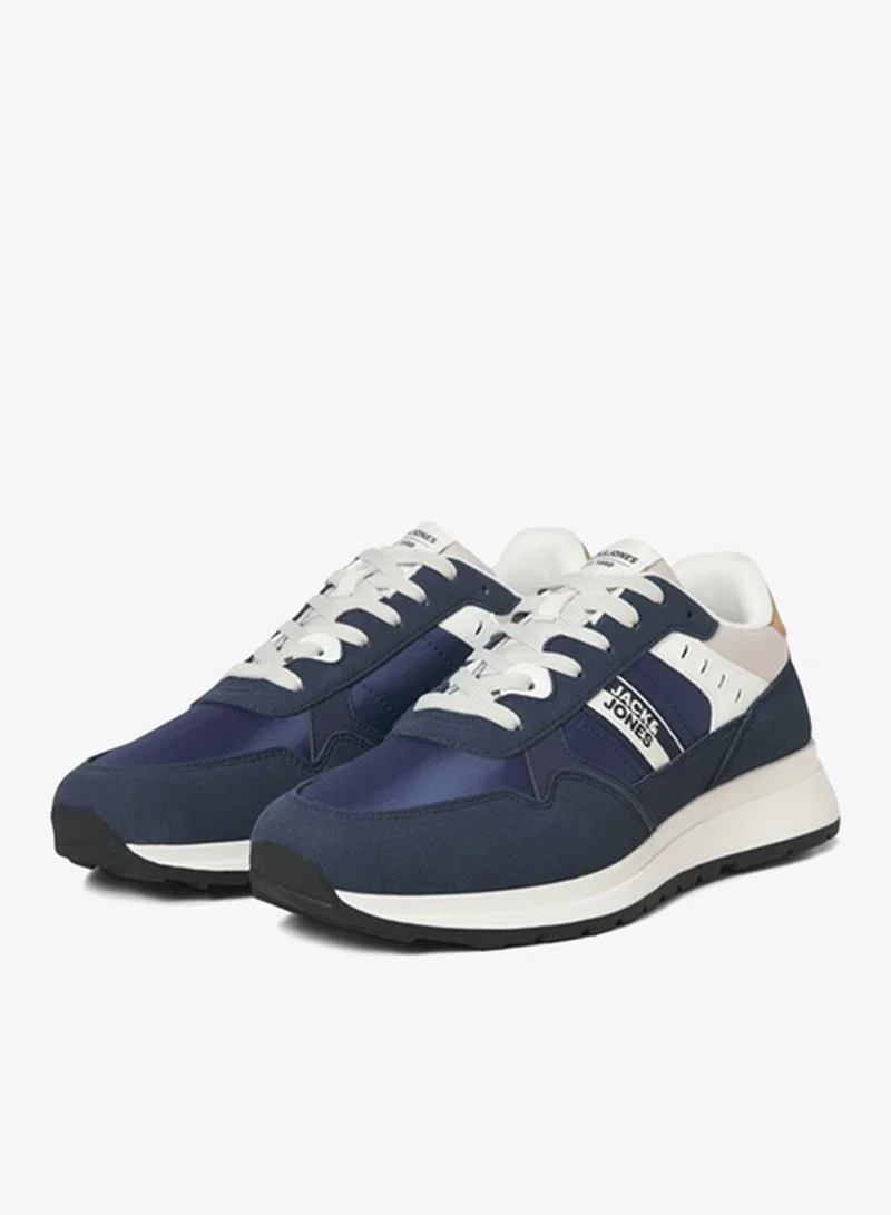JACK & JONES Navy Peony Casual Low Top Sneakers for Men | Best Price UAE
