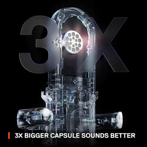 SteelSeries Alias USB Mic for PC — 3x Bigger Capsule for Gaming, Streaming and Podcasting — Sonar for Streamers Audio Software — AI Noise Cancelling — LED Mute & Level Monitoring — Shock Mount - Image 3