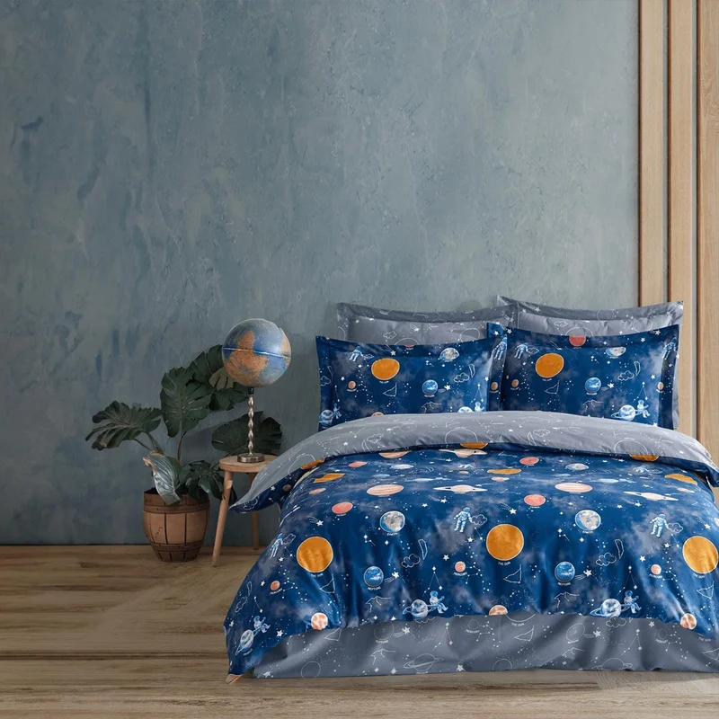Soley | Galaxy | 100% Cotton Double Duvet Cover Set