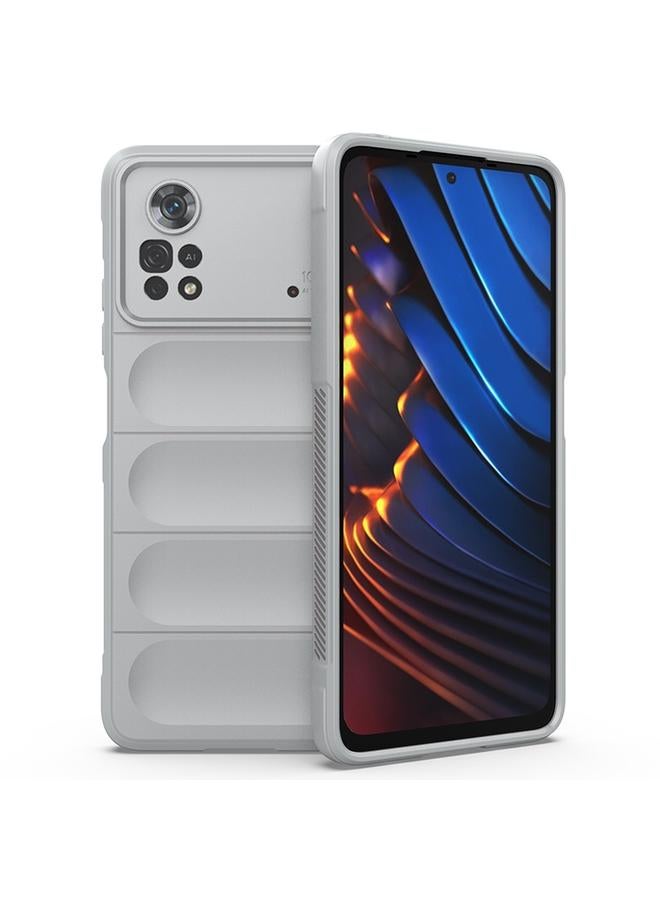 Case For Xiaomi Poco X4 Pro 5G Magic Shield TPU + Flannel Phone Case