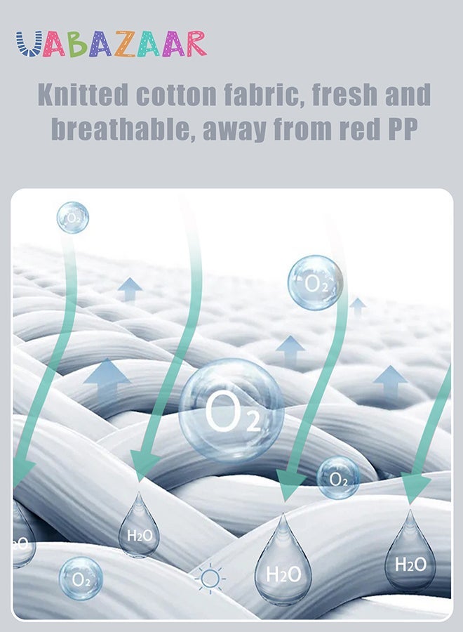 URbazaar Baby Potty Training Underwear for Boys and Girls, 4 Pack Absorbent Training Pants for Toddlers with Printed Reusable Cotton Toilet Training Pants for 12-18kg Kids (2-4 Years/110 yards) - Image 5