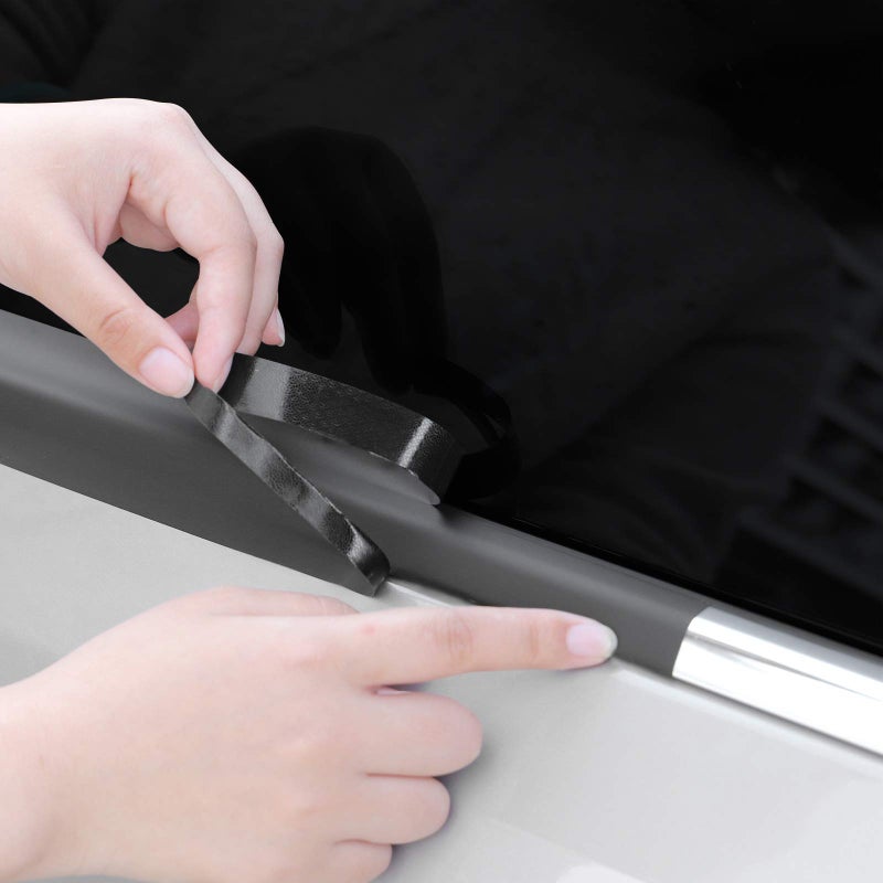 LZLRUN Free Tool Kit Matte Vinyl Tape for Black Out Chrome Delete Window Trim Door Trim (2Inches x 30Feet) - Image 4