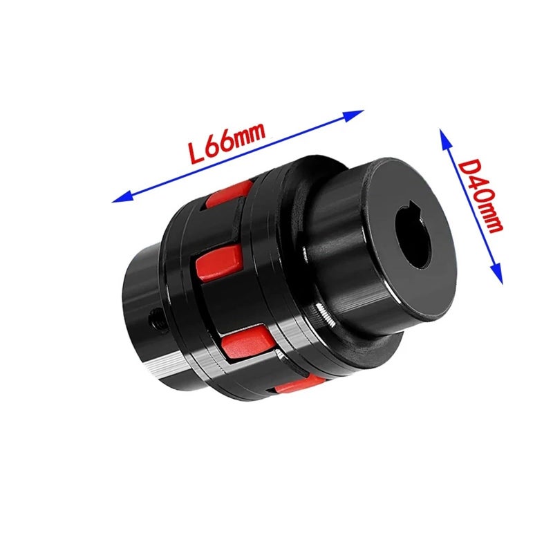 مشبك العنكبوت ذو الفك المرن مقرنة عمود فولاذي برقوقي مقاس 12x20 مم - Image 3