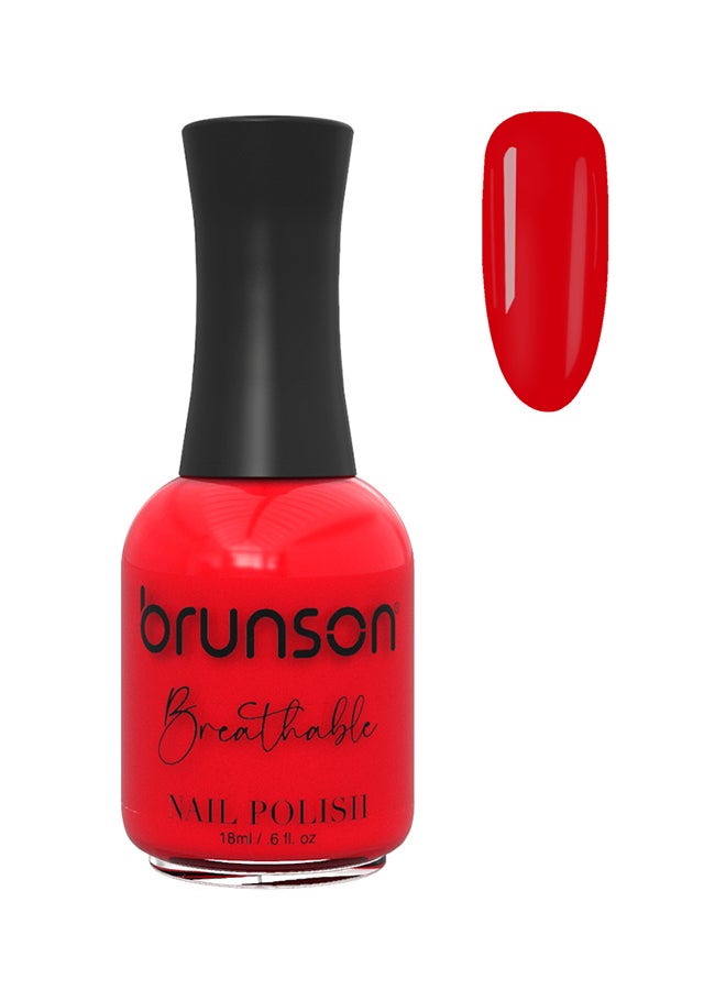 brunson Breathable Nail Polish Halal nail polish Wudu friendly Quick-Dry Vegan long lasting but easy peel off   18ml BH097
