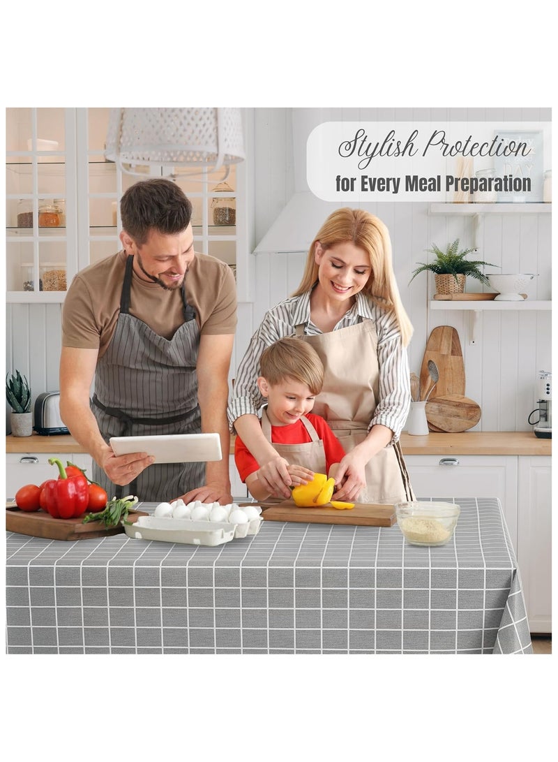 Anna Minimalist Home Dining Table Desk Decorative Waterproof Oilproof Easy-Clean PVC Tablecloth - Image 4