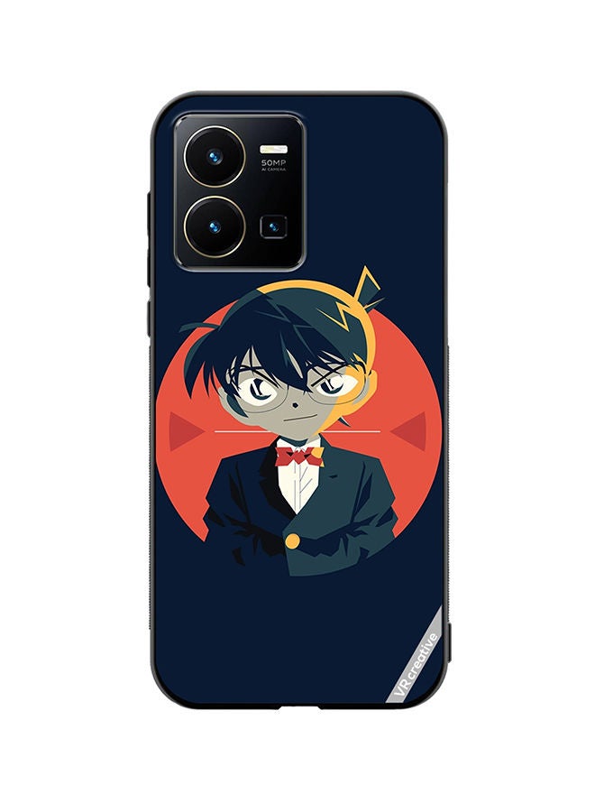 Protective Case Cover For Vivo Y35 Detective Conan Character Design Multicolour
