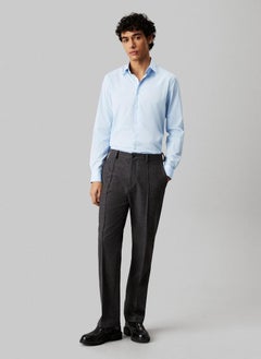 CALVIN KLEIN Regular Fit Stretch Cotton Poplin Shirt  - Image 4