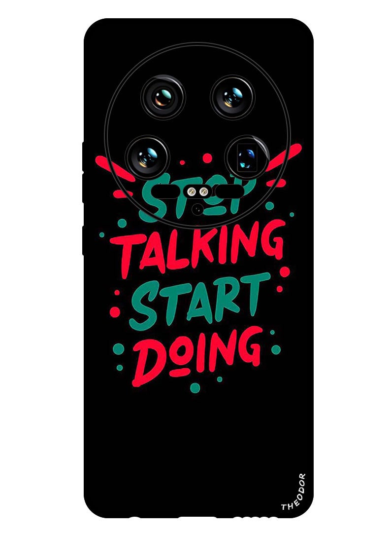 Theodor Protective Case Anti Scratch Shock Proof Bumper Cover For Xiaomi 14 Ultra Stop Talking - Image 1