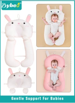 Bybeo Baby Nursing Pillow, Baby Head Shaping Pillow, Newborns Nursing Sleeping Pillow, Infant Head Support with U-shaped Legs For Boys and Girls, Superior Quality, Adjustable and Removable  - Image 1