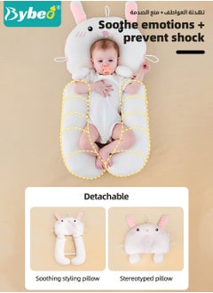 Bybeo Baby Nursing Pillow, Baby Head Shaping Pillow, Newborns Nursing Sleeping Pillow, Infant Head Support with U-shaped Legs For Boys and Girls, Superior Quality, Adjustable and Removable  - Image 4