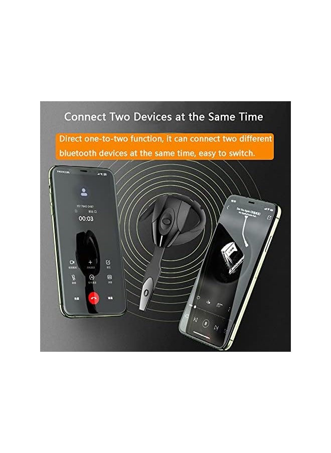 Generic - Bluetooth Earpiece Wireless Bluetooth Headset V5.0 Hands Free Earphones With Stereo Noise Canceling Bluetooth Earbuds With Microphone For Cell Phone And Pc - Image 1