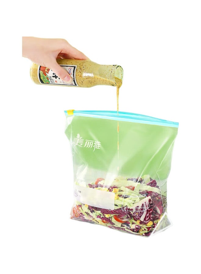 Maryya 30Pcs Food Sealing Bags Ziplock Medium Size Thickened Fresh-Keeping Self-Sealing Bags Disposable Refrigerator Cold Storage Bags - Image 1