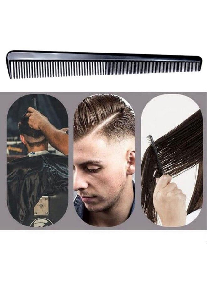Luxxii (6 Count) 7.5" Barber Hair Comb Beard & Mustache Pocket Combs For Men - Image 5