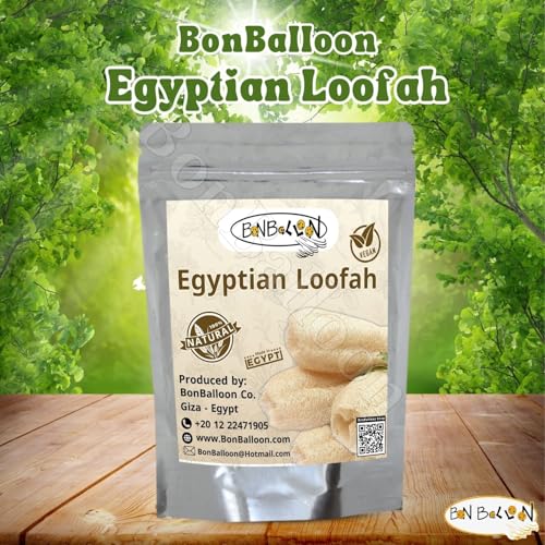 bonballoon 1 قطعة لوفة مصرية طبيعية فاخرة للعناية بالجسم - Image 3