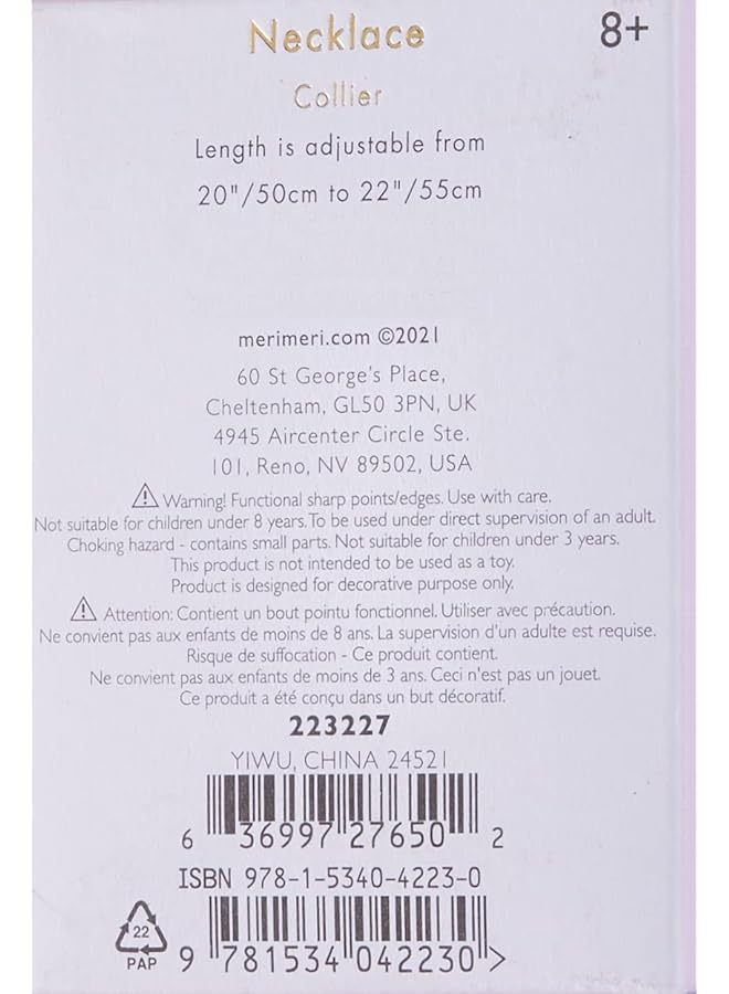 Meri Meri Enamel Unicorn Necklace - Image 4