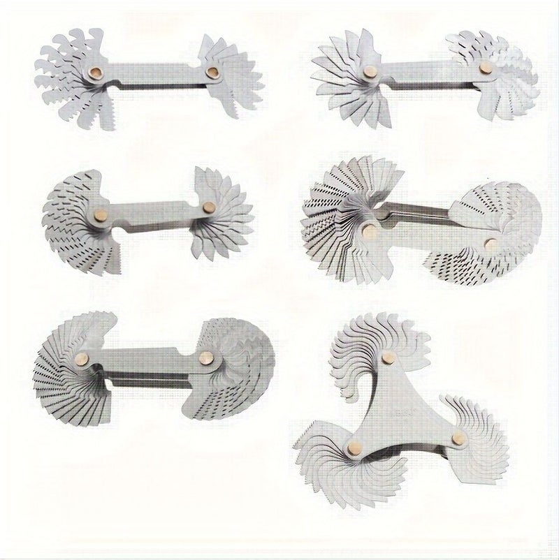 Thread Measuring Tool Thread Gauge 58pcs - Image 3