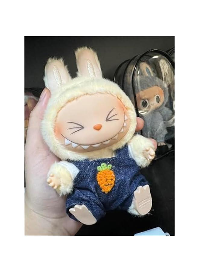 Clothing Set Compatible with Labubu Doll, Denim Jumpsuit Style, Precision Sizing, Custom Designs  Durable Stitching  - Image 3
