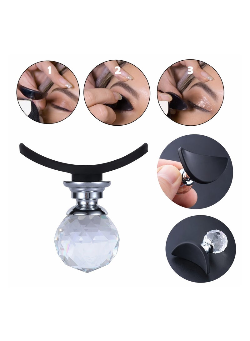 Crystal Eyeshadow Stamp Tool for Glitter Application and Fixing - 3 pcs - Image 1