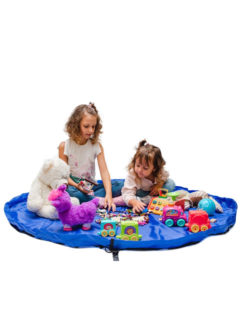 Daytoyz Toy Storage Bag, Organiser Bags, Children Play Mat 40 inch (100cm) - Portable Child Toy Organiser  - Image 1