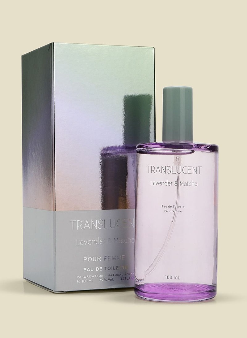 عطر ترانسلوسنت لافندر 8 ماتشا - للنساء - او دي تواليت - 100 مل