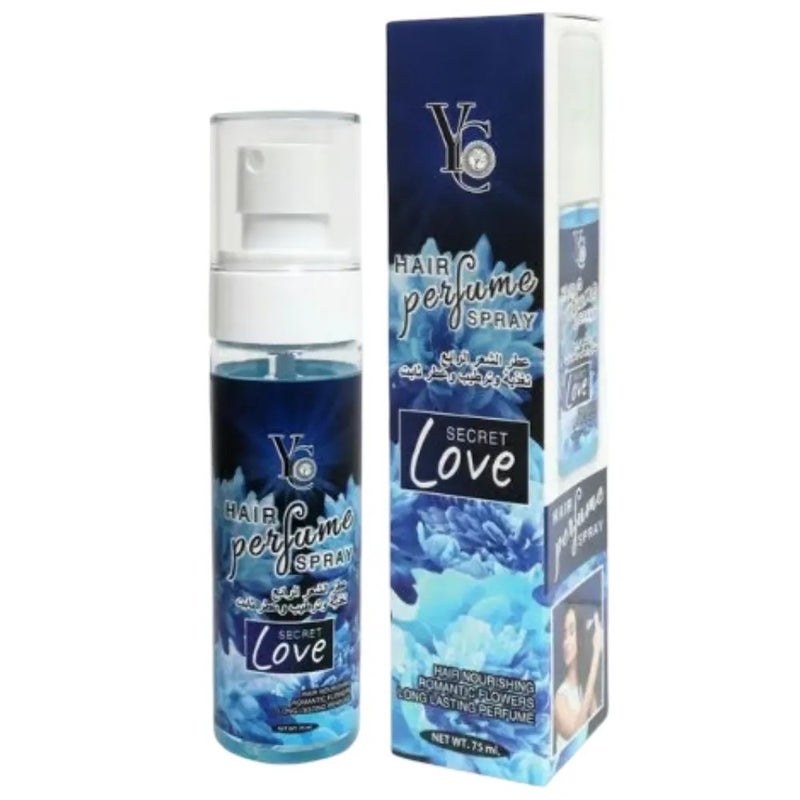 YC Long Lasting Secret Love Fragranced Hair Perfume Spray With Romantic Flowers- 75ml