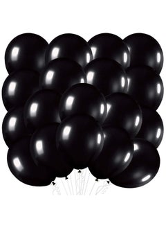 KATCHON Black Latex Balloons Set Pack of 30 for Party Decoration  - Image 1