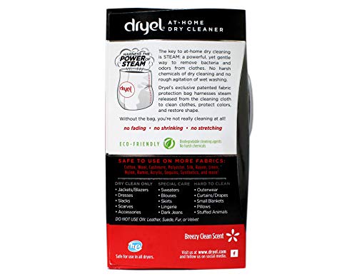 Dryel At-Home Dry Cleaning Starter Kit With Bag  Breeze Clean Scent 1 Kit - Image 2