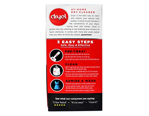 Dryel At-Home Dry Cleaning Starter Kit With Bag  Breeze Clean Scent 1 Kit - Image 3