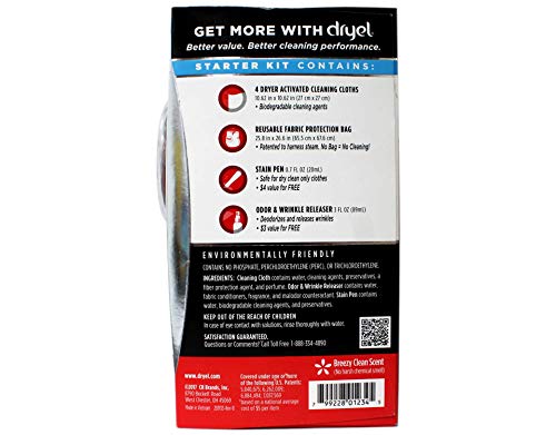 Dryel At-Home Dry Cleaning Starter Kit With Bag  Breeze Clean Scent 1 Kit - Image 4