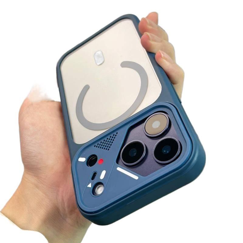 Acrylic MagSafe Case for iPhone 12 Pro with Strong Magnetic and Drop Protection plus Shockproof plus Matte Finish in Black - Veloris - Image 1