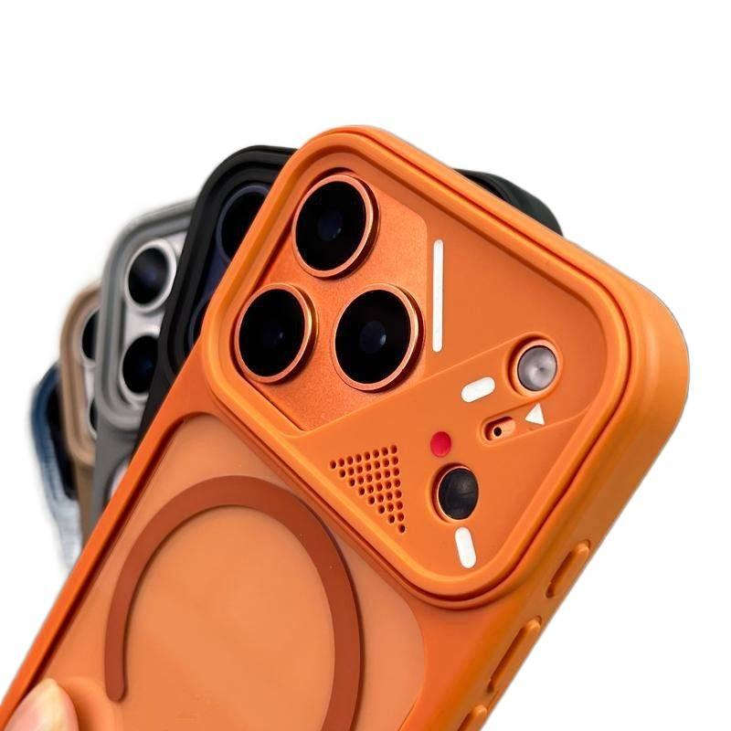 Acrylic MagSafe Case for iPhone 12 Pro with Strong Magnetic and Drop Protection plus Shockproof plus Matte Finish in Black - Veloris - Image 3