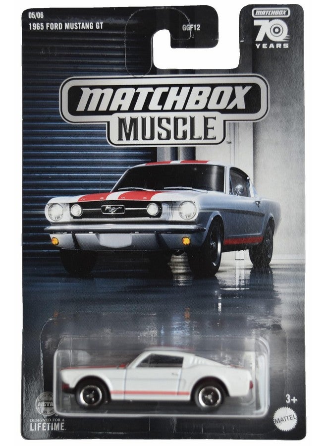 MATCHBOX ماتش بوكس 1965 فورد موستانج جي تي، أبيض 5/6