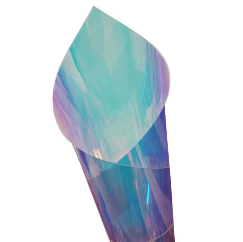 Colorful Film Magic Color Laser Paper Colorful Cellophane Film Laser Film Rainbow Transparent Colored Glass Sticker - Image 5