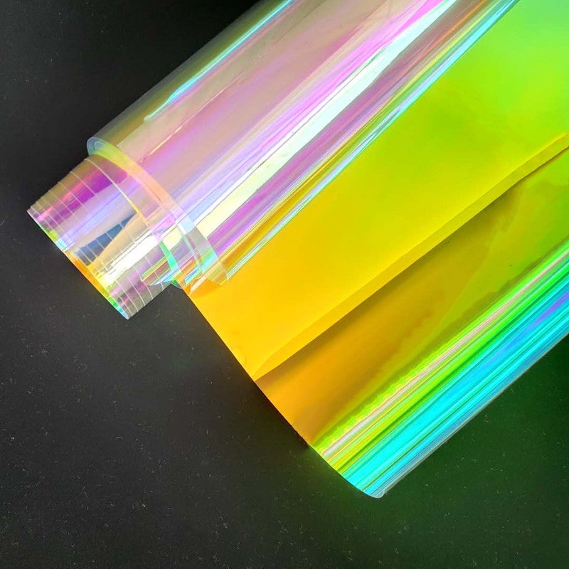 Colorful Film Magic Color Laser Paper Colorful Cellophane Film Laser Film Rainbow Transparent Colored Glass Sticker - Image 2