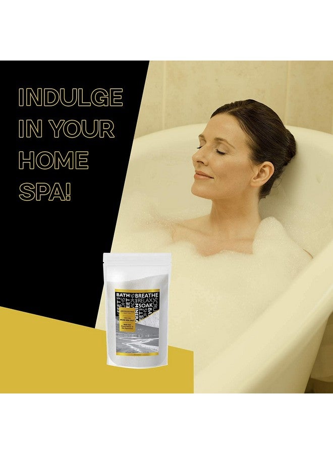 Aromasong Dead Sea Saltmineral Spa Bath Salts5 Lb Fine Grain Large Bulk Resealable Pack (Packaging May Vary)100% Pure & Naturalused For Body Wash Scrubsoak For Women & Men For Skin Issues - Image 5