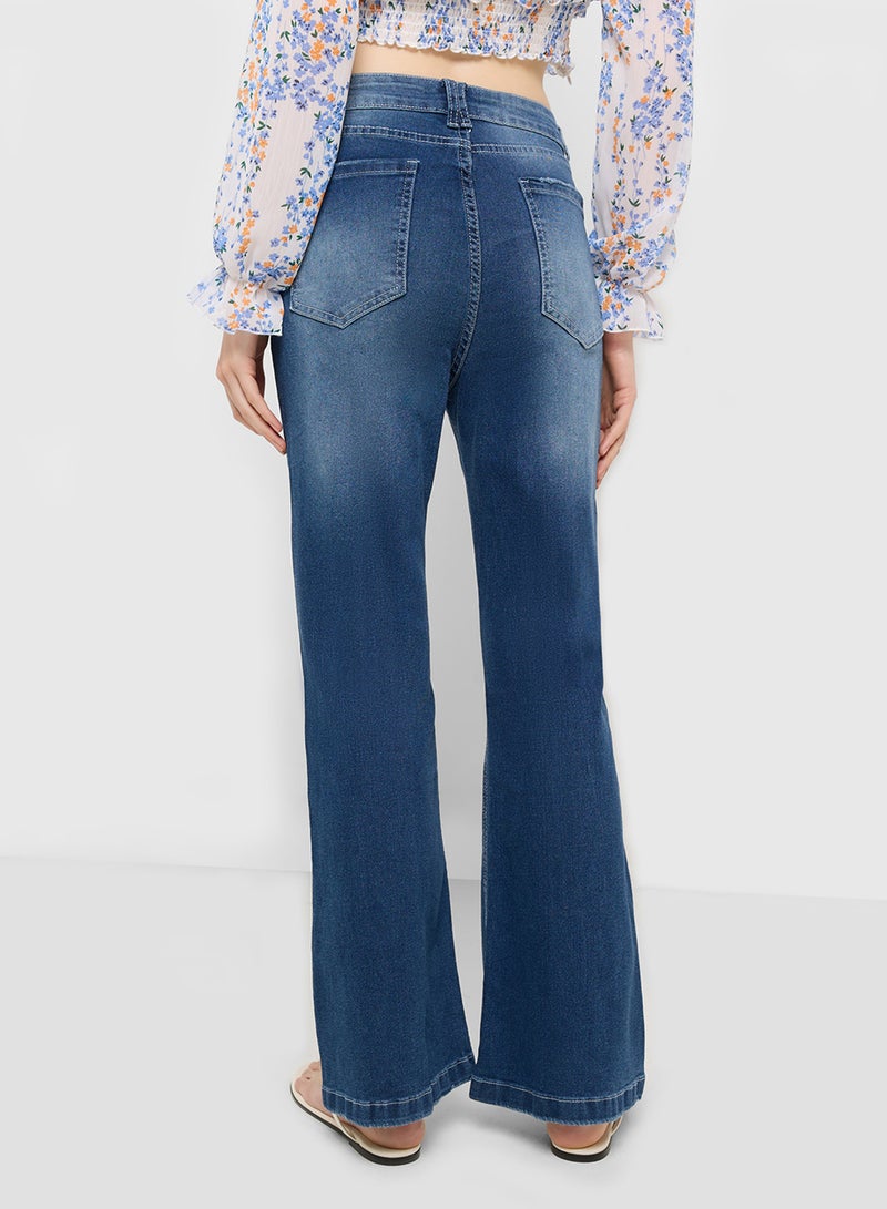Ginger High Rise Bootcut Fit Jeans - Image 3