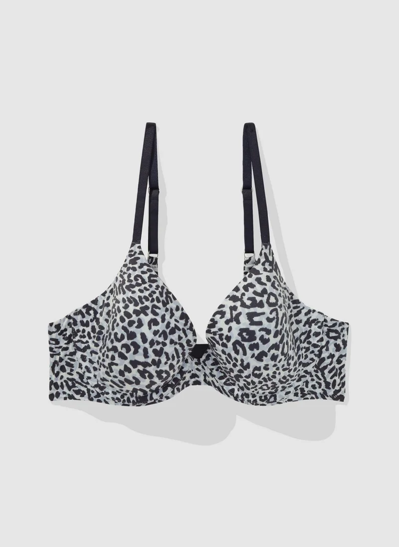 Aerie Printed Plunge Neck Bra