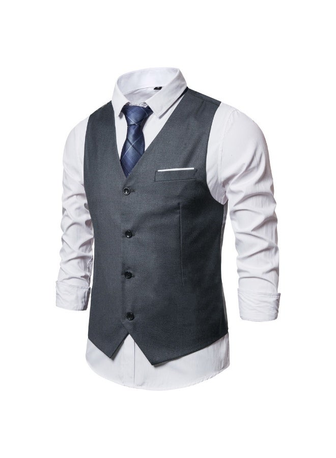 Shougu New Fashionable Casual Men's Suit Vest  - Image 1
