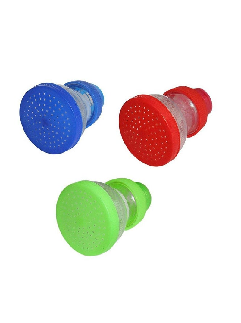 5 Pcs Plastic Multicolor Multipurpose Bathroom Kitchen Tap Faucet Attachment Filter Sprinkler Shower Fountain Spout Head