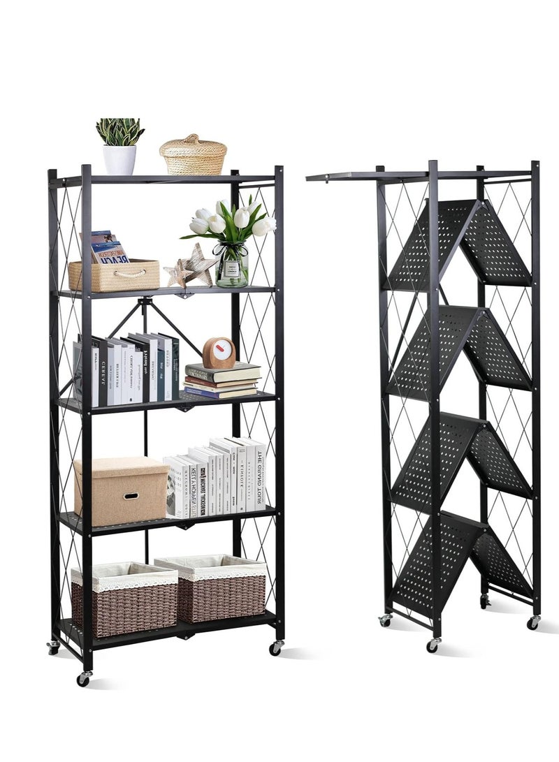 رف تخزين مطبخ قابل للطي 5 طبقات - Image 1