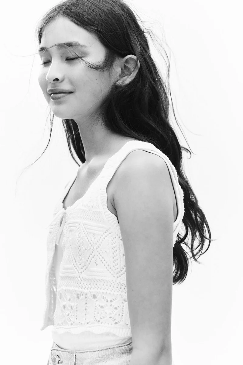 H&M Pattern-knit waistcoat