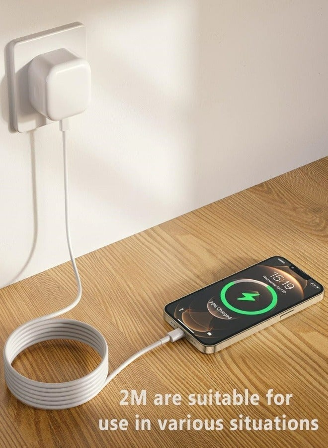 Flyview iPhone 20W Fast Charger | USB C Wall Fast Charger Compatible with iPhone 15/14/14 Pro/14 Pro Max/13/12/SE2020/11/XR/XS Max/X/iPad - Image 2