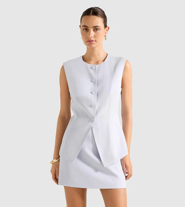 فورايفر نيو Kimberly Extended Shoulder Waistcoat