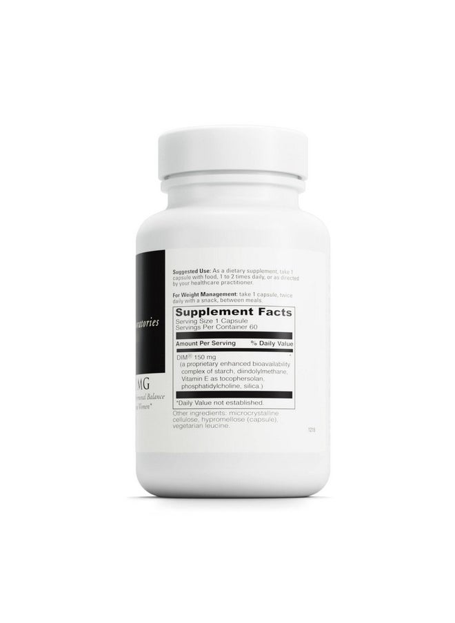 DaVinci Laboratories of Vermont Davinci Labs DIMPro 150mg - Helps Support Hormonal Balance, Estrogen Metabolism & More with DIM* - Gluten-Free - 60 Capsules (60 Servings)  - Image 2