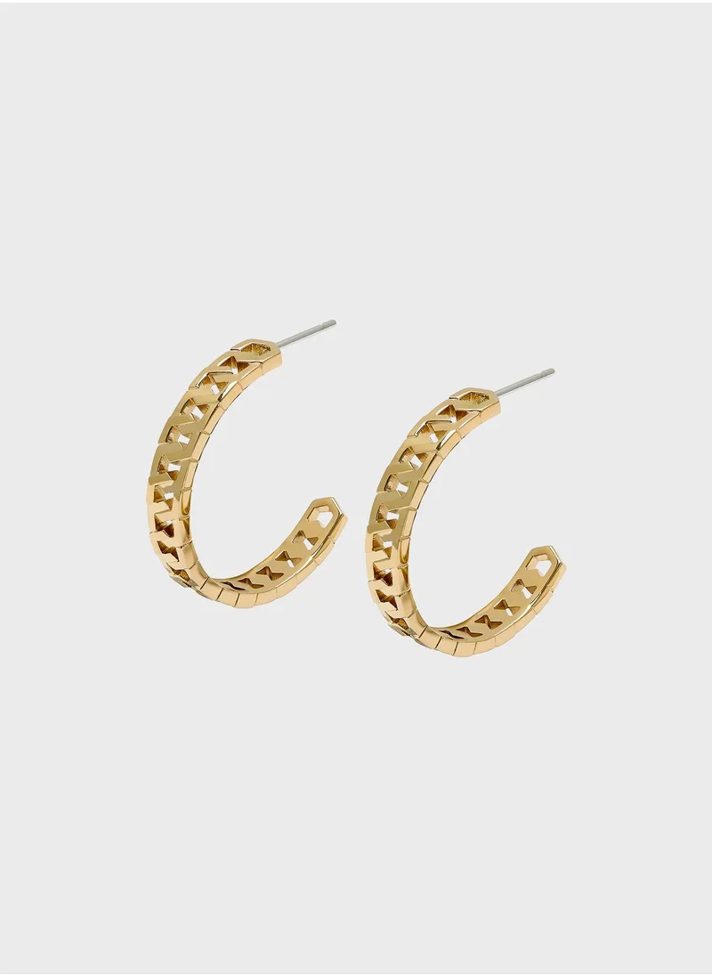 OLIVIA BURTON Scott Lila Hoop Earrings